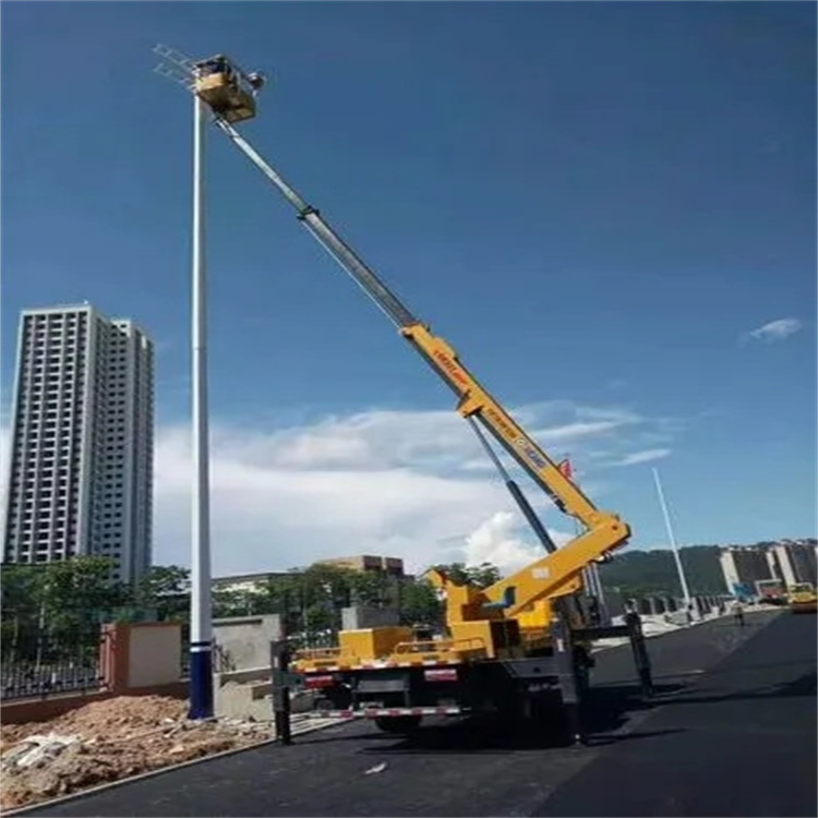 池州维修路灯的曲臂升降车出租